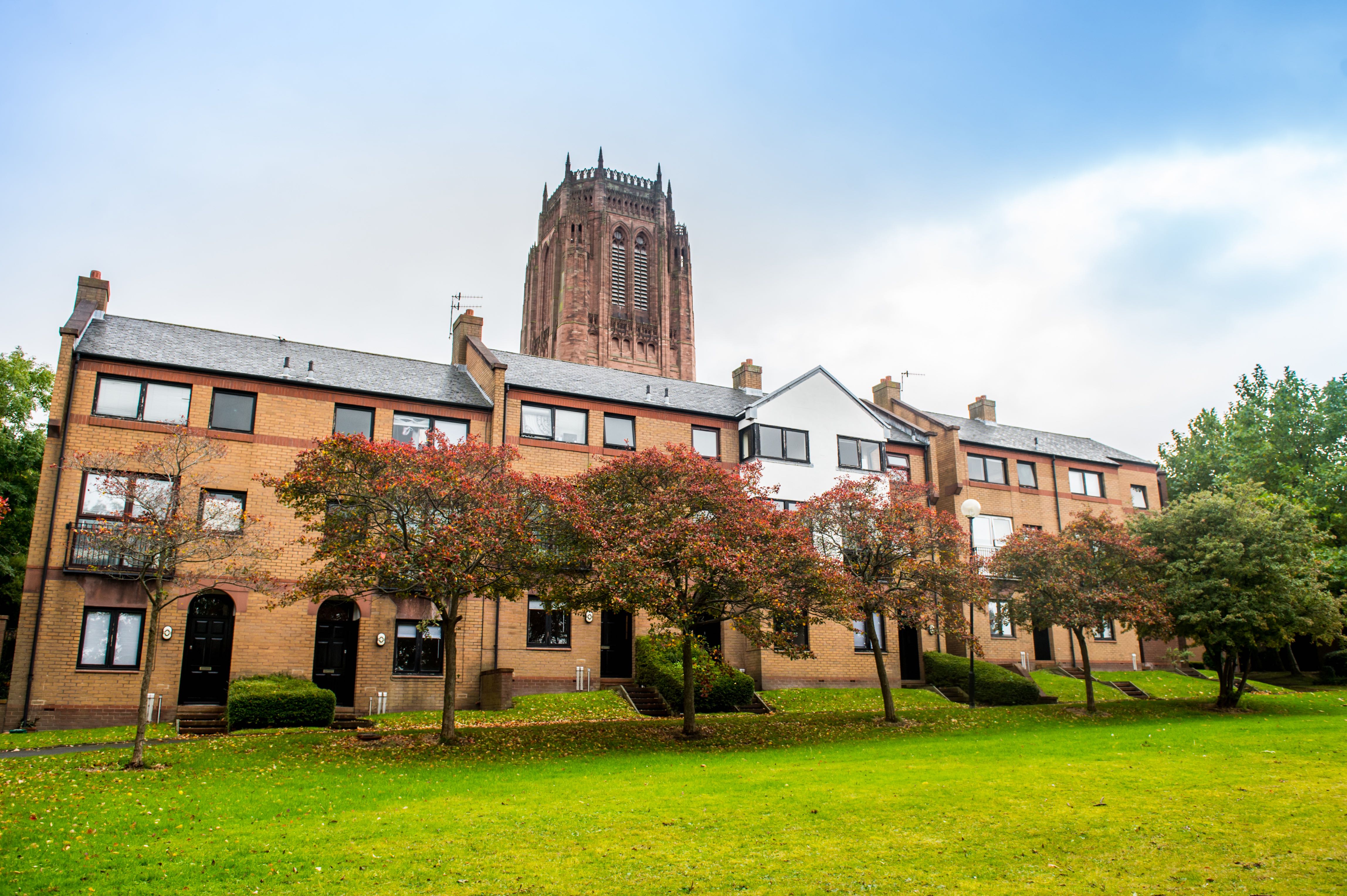 UK Liverpool Cathedral House Facade 3